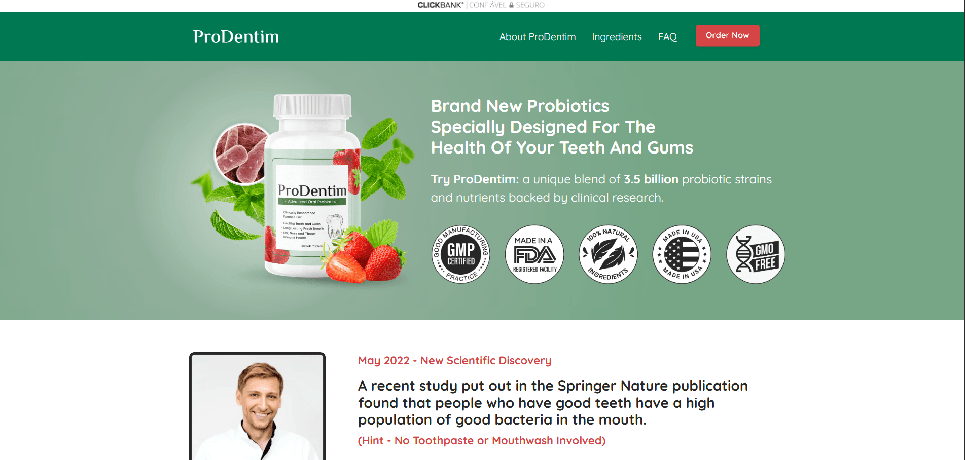 ProDentim Advanced Oral Health & Dental Probiotics Formula - Official Presentation